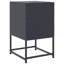 Aujah 36cm W Steel Bedside Table-536426980