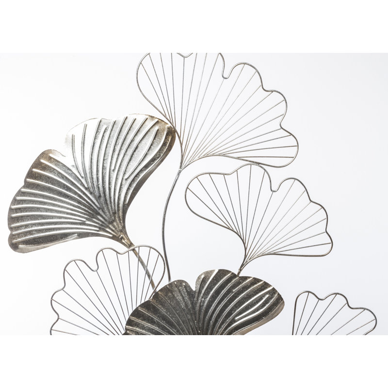 Glam Wall Decor on Metal, Matt Brushed Nickel