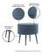 Repose-pieds rembourré d'appoint (un seul repose-pieds)-271629089-271629094