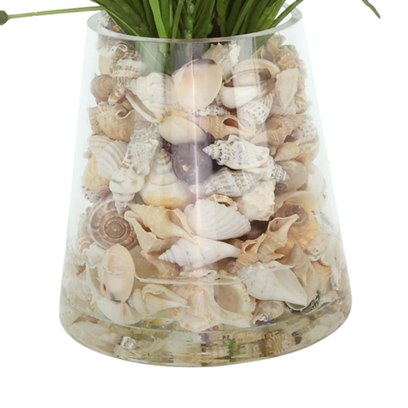 Allium Floral Arrangement in Decorative Vase, Purple Allium