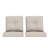 Outdoor Deep Seating Cushion With Olefin Fabric（Set of 2）-328856741
