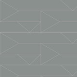 Flagged Geometric Vinyl Wallpaper Roll by Jamie Graney