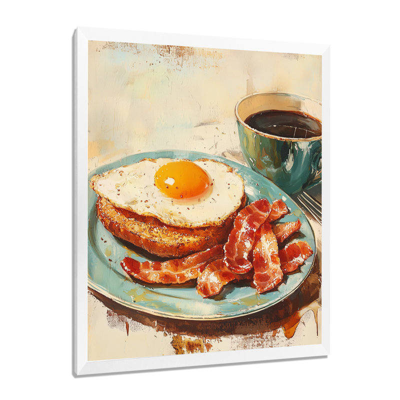Hendon - Food & Beverage Wall Art Prints, H 32 po x l 24 po, Reproduction encadrée d'une seule photo, Blanc