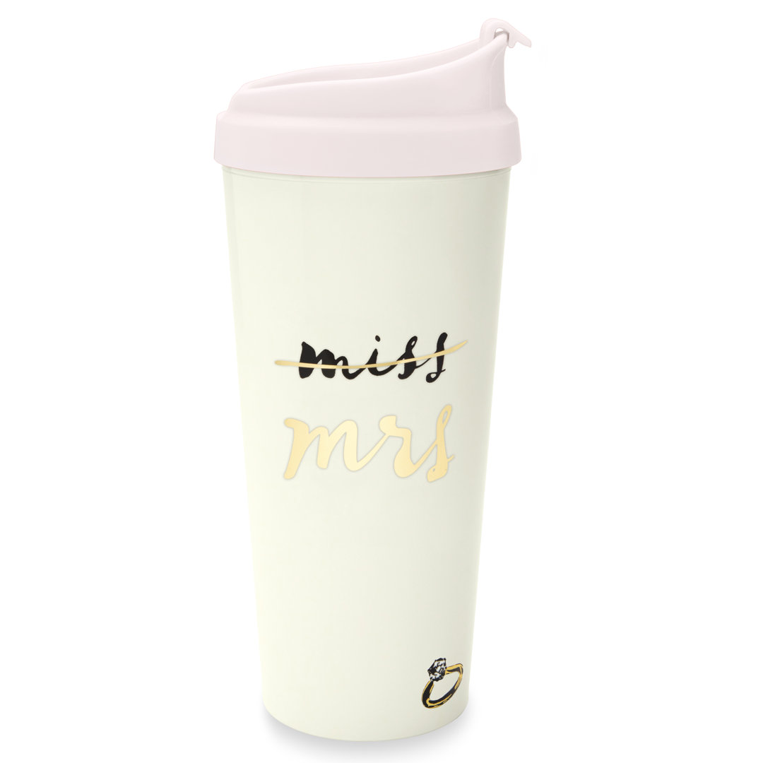 Kate Spade New York Double Wall Insulated Acrylic Travel Mug kate spade new york