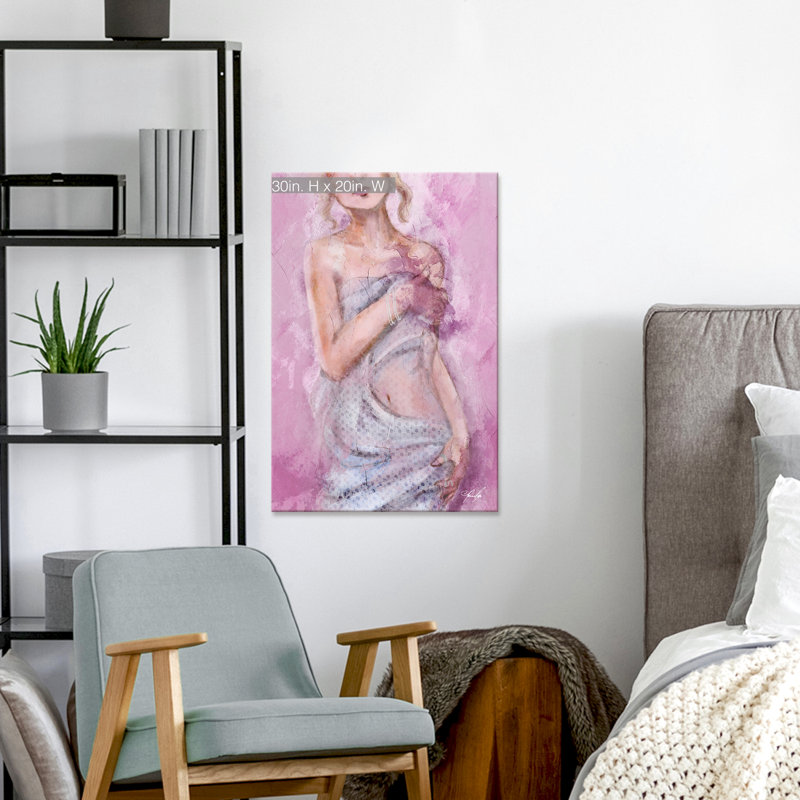 «Nude March», reproduction d'impression sur toile, H 16 po x l 12 po x P 1,5 po