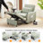 Hosie Faux Leather Accent Chair-521579604