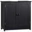 Armoire de rangement à piédestal, sous-lavabo, meuble-lavabo de salle de bain avec U et tablette interne réglable-110447470
