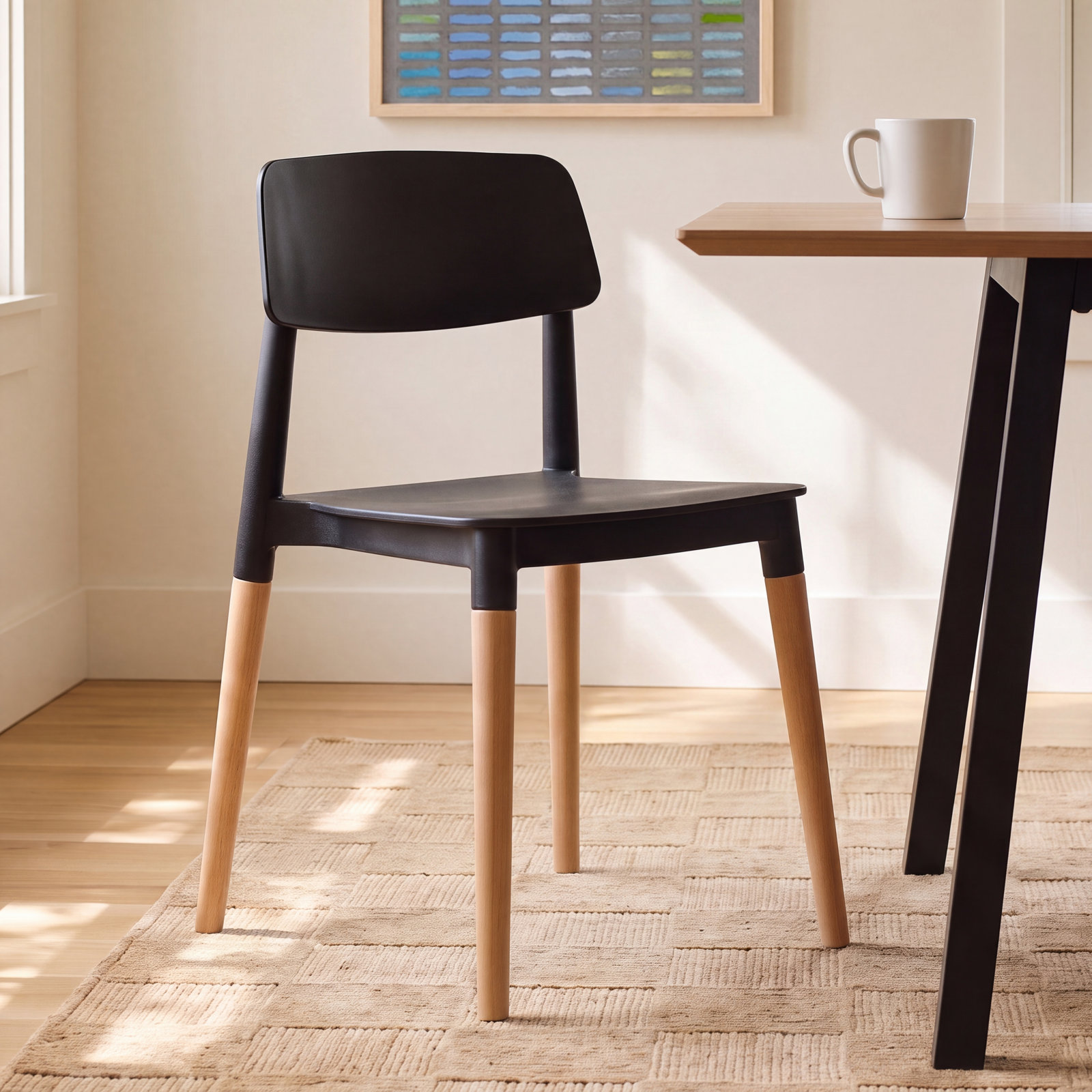 Jago Dining Chair, Black, 1