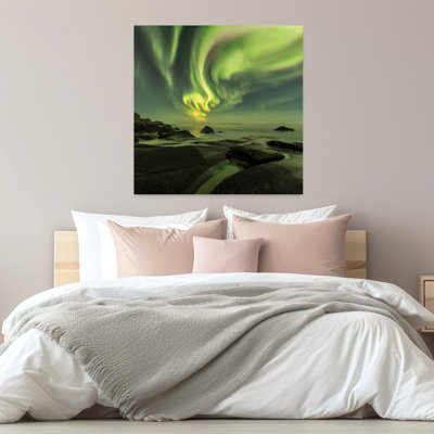 Dancing Queen Dramatic Dreamy Abstract Coastal Wall Art by Jan Smid Master - Wrapped Canvas Print