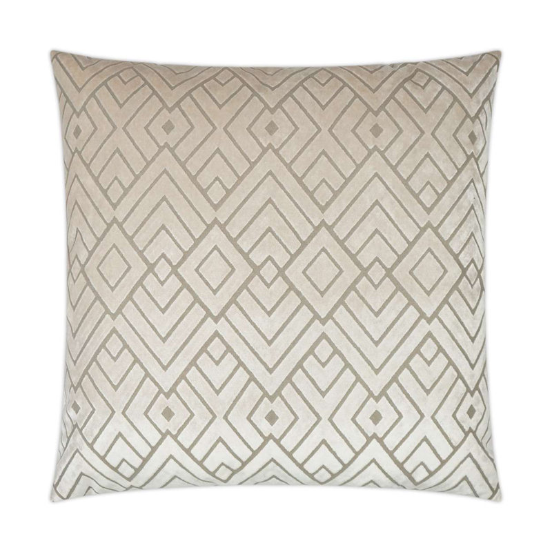 Hipster Pillow Cover & Insert, Ecru, Square 20"