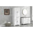 Bathroom Storage Cabinet with Doors and Drawer, Multiple Storage Space, Adjustable Shelf-1319469047