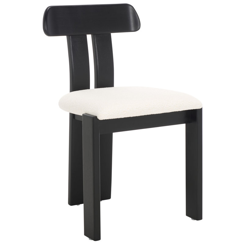 Chaise Keokuk, Crème / noir