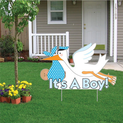 New Baby Stork Banners
