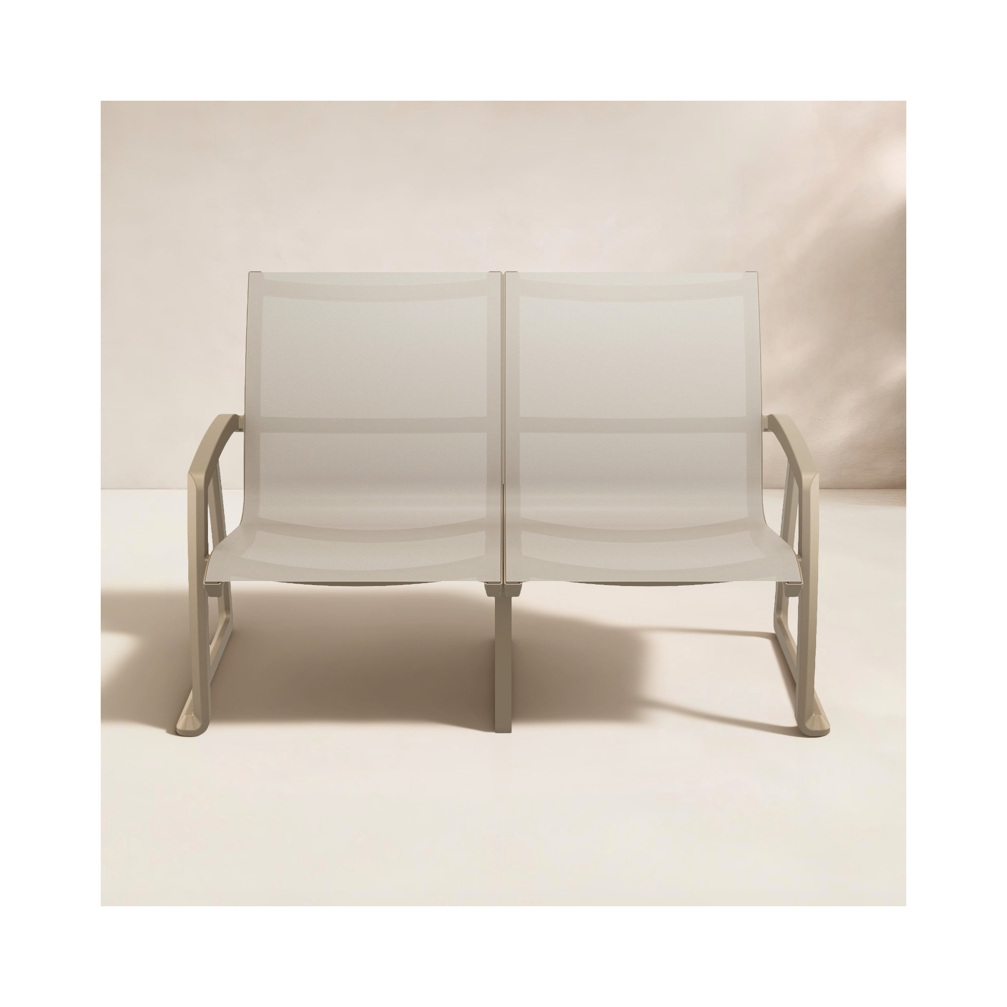 Farrah 53'' Wide Rectangle Loveseat, Taupe