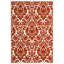 Tapis rouge/ivoire damassé Cargin-19265564