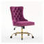 Chaise de bureau moderne en velours A&A Furniture-543291855-543291850-543291853