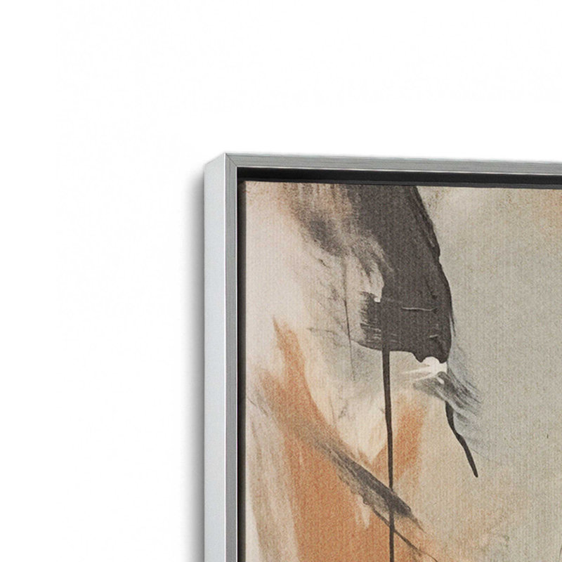 Chaotic Crescendo II Canvas Print, Polished Chrome Floater Framed, 24.75" H x 24.75" W x 1.75" D