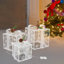 Ensemble 3 pièces de boîtes-cadeaux lumineuses