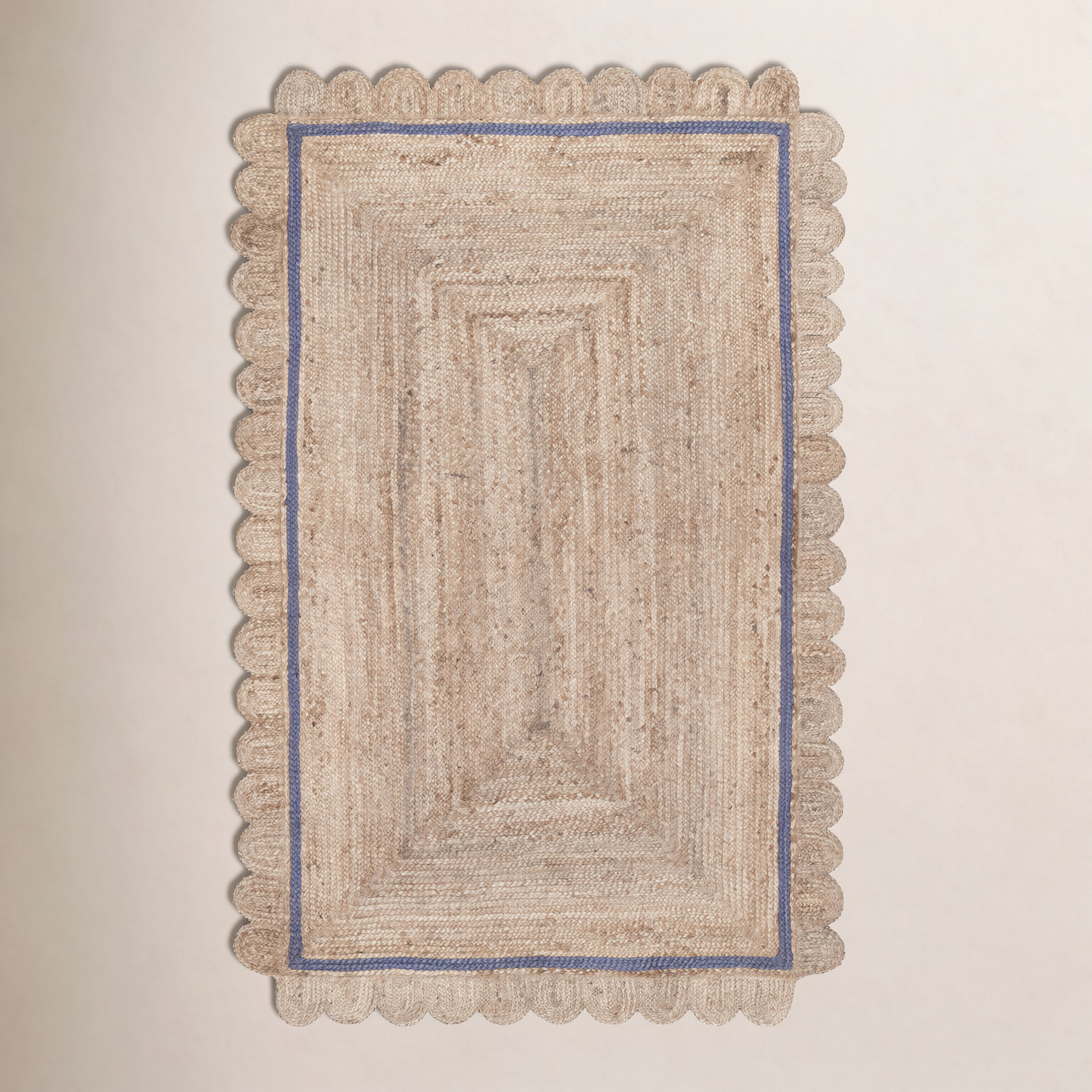 Hand-Braided Jute Rug, Rectangle 3' x 5'