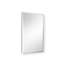 Armoire à pharmacie 15 po x 26 po avec miroir réglable et fixation murale en aluminium pour salle de bain
