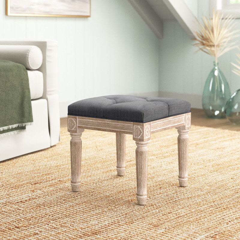 Caleb Upholstered Ottoman, Gray