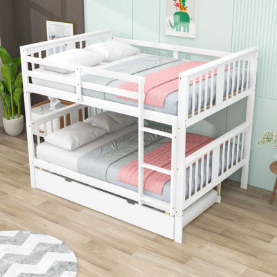 Dipanshi Kids Full Over Full Bunk Bed with Trundle