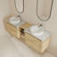 Ensemble de meuble-lavabo double 72 po avec lavabo en céramique, meuble-lavabo flottant avec portes à fermeture en douceur 72 po-1608541539-1608541542