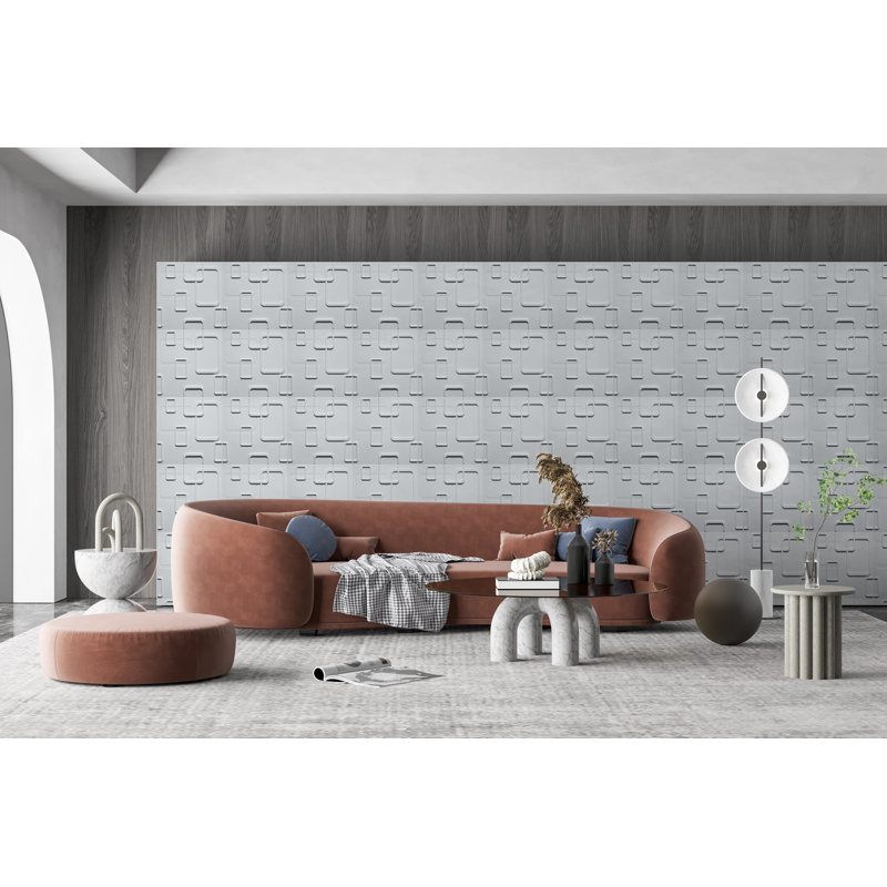 Panneau mural blanc 19,7 po x 19,7 po Falkirk Ross