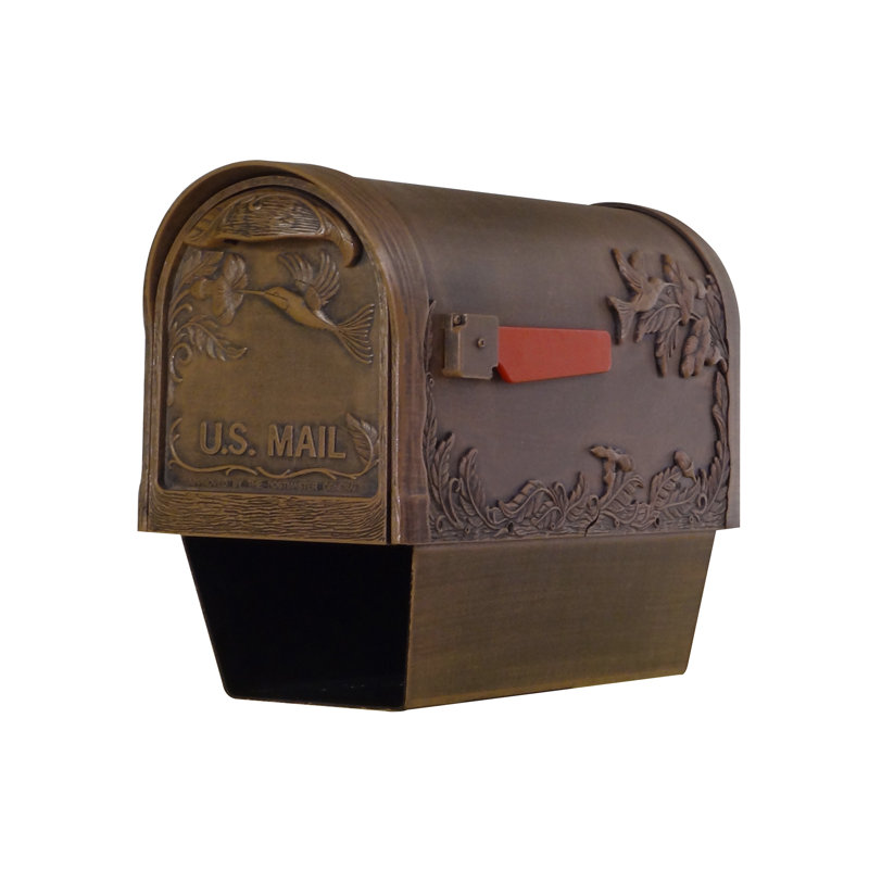 Boîte aux lettres fixée sur piquet Hummingbird, Cuivre, Oui