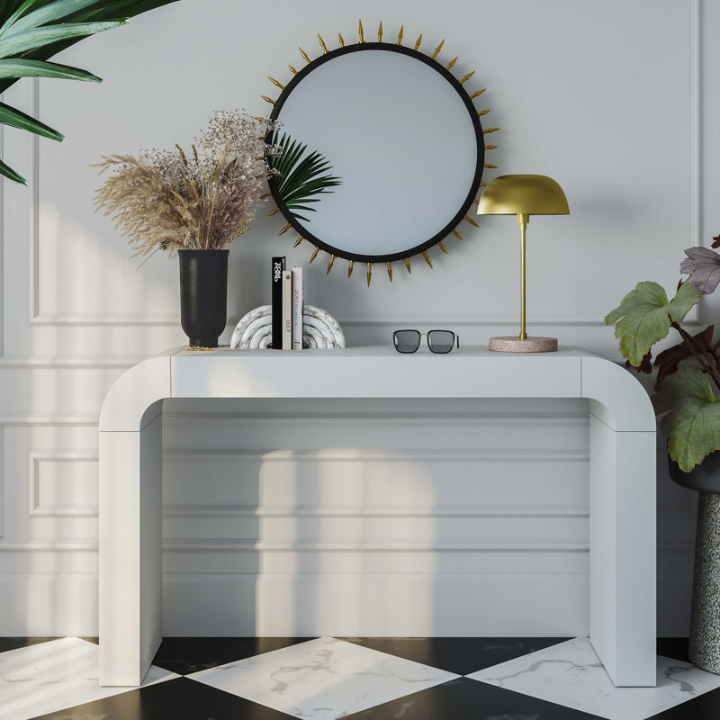 137.2cm Console Table, White