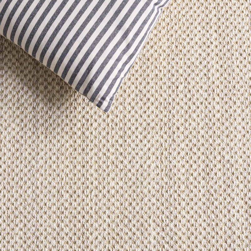 Torbin Marble Beige Jute Rug, Runner 2' x 10'