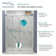 58'' - 60'' W x 80'' H Double Added Frameless Shower Door with Clear Glass