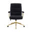 Chaise de bureau texturée en tissu Boucle, chaise de bureau moderne à hauteur ajustable avec accoudoirs rembourrés-132213284