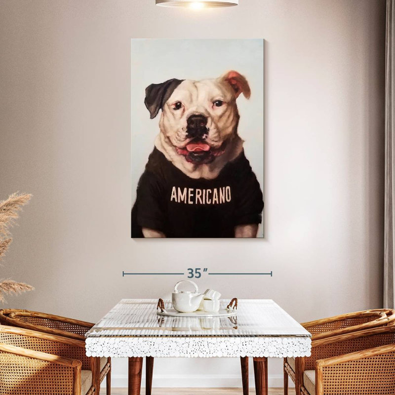 Brampt Americano, 48" H x 32" W