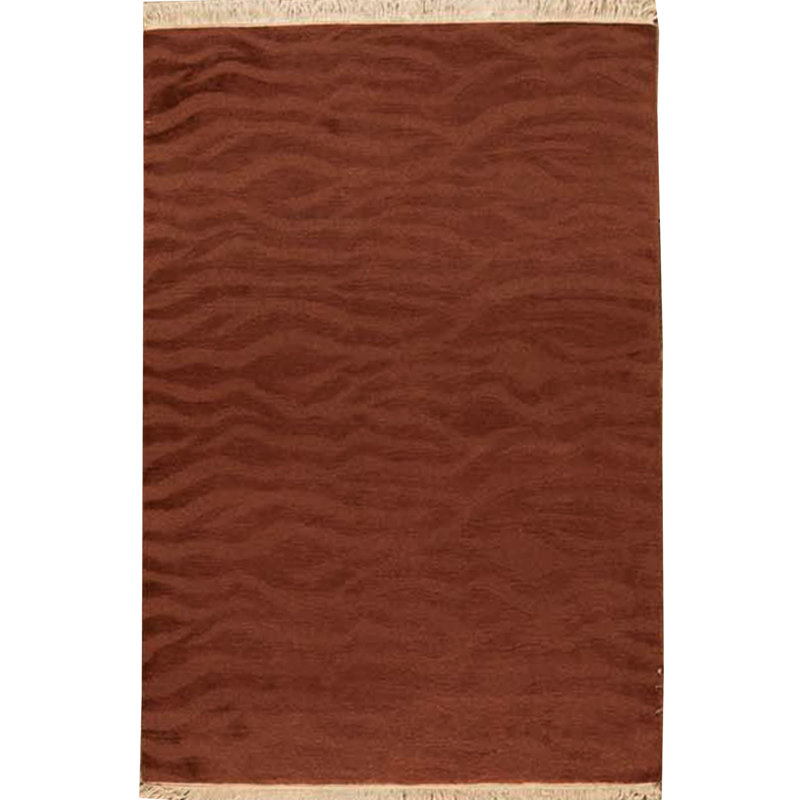 Tapis rouge noué à la main de haute qualité