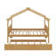 Lit double en bois avec lit gigogne-572256985-572256986