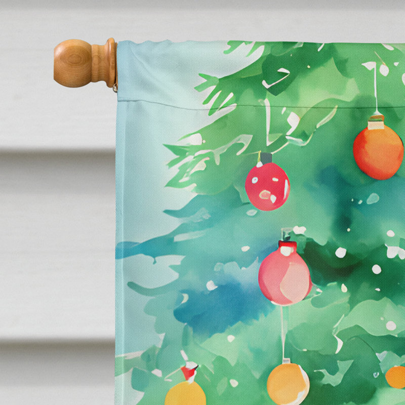 Double Sided Polyester Christmas, 40'' H x 28'' W