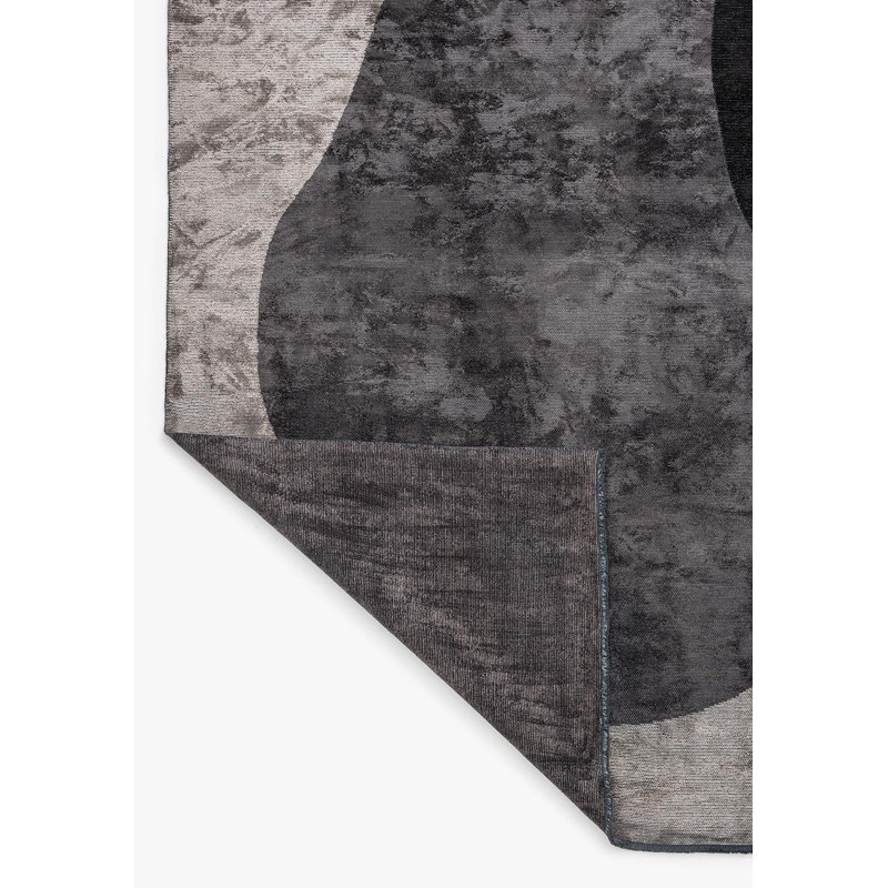 Postmodern Organic Oblong Circle Stone, Rectangle 6'7" x 8'3"