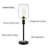 Terew 60.5 " Traditional Floor & Table Lamp Set USB