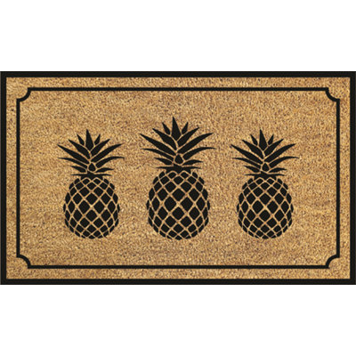 3 Pineapples Doormat