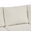 Canapé-lit modulaire coulissant en forme de L 124,8 po avec 2 ports USB et 2 prises de courant, beige-1413708704