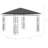 Caringorm Gazebo With Mosquito Net&LED String Lights 3X3x2.73-63857186