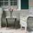 Ariabella 18" W x 18" D Glass Top Metal Square Patio Side Table with Shelf-23706115