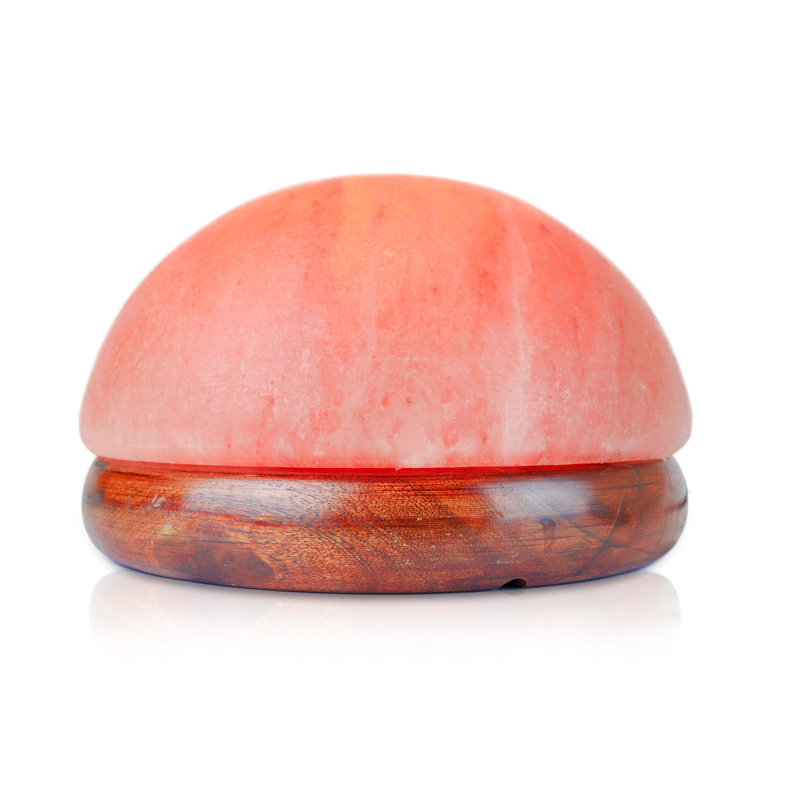 Lowestoft No Subject Themed Salt Lamp, 7.5" H x 11" W x 11" D