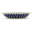 Blue Eyed Peacock Stoneware Pasta Bowl