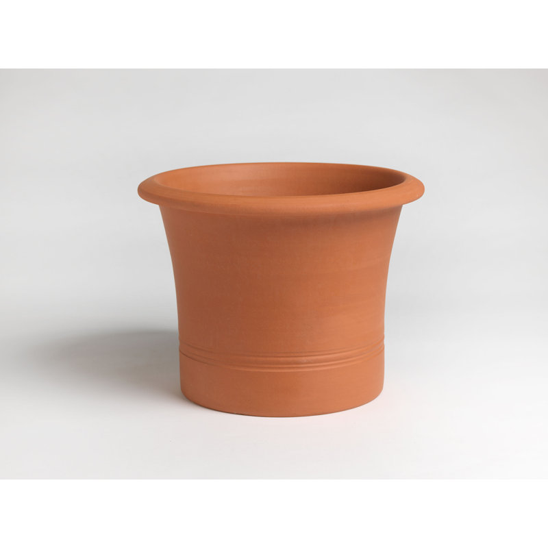 Flared Planter, Orange, 22" H x 29.5" W x 29.5" D