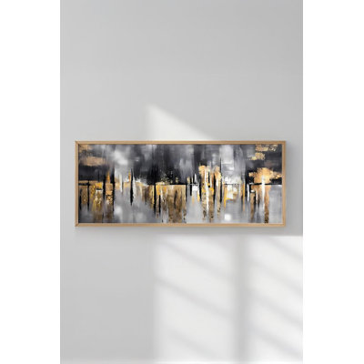 Superbe peinture décorative en panneau de fibres à densité moyenne, 12,9 po x 27,6 po | Cadre 100% bois massif (épaisseur: 0,8 pouce) | Impression numérique de haute qualité sur panneau de fibres à densité moyenne à 100% (épaisseur: 0,1 pouce) | Art mural parfait pour la décoration de la maison et du bureau