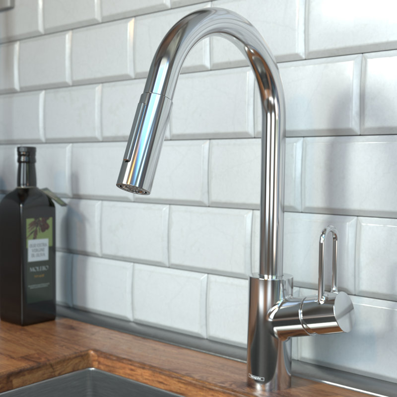 Talis Loop 16" Tall Single Handle Kitchen Faucet, Chrome