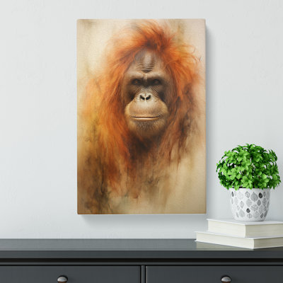 Orangutan Tachisme - Single Picture Frame Print