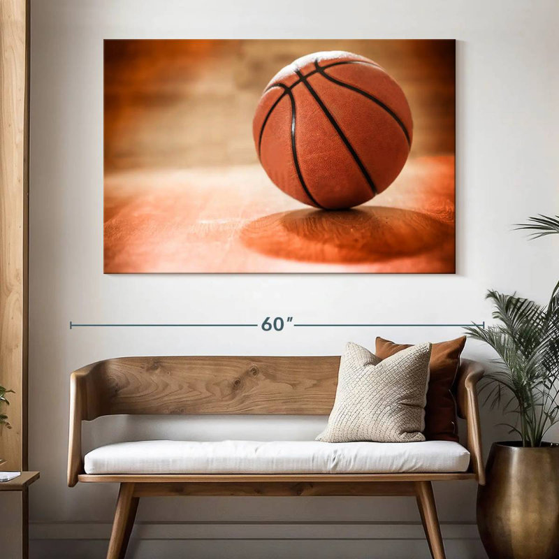  «Orange Basketball, H 34 po x l 51 po